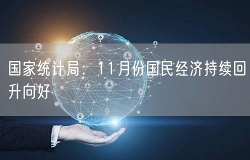 国家统计局：11月份国民经济持续回升向好