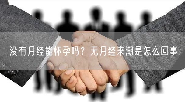 没有月经能怀孕吗？无月经来潮是怎么回事(图1)